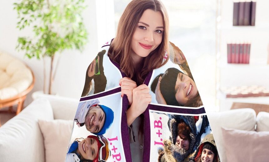 c870x524 Best Personalised Home Décor for Family Memories: Printerpix Mink Blanket