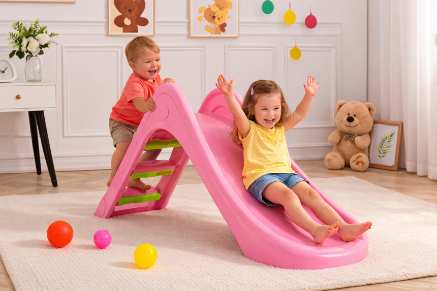 image Rainy Day Energy? Indoor Slides from TP Toys Turn Living Rooms into Playgrounds