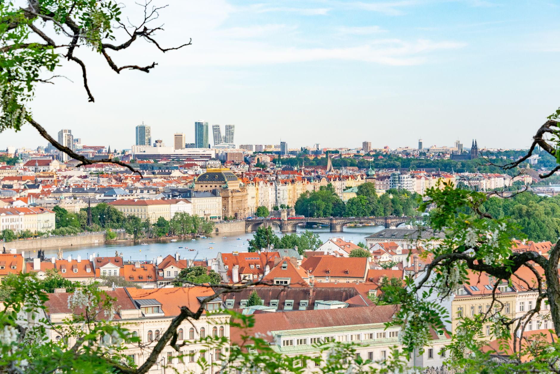 Europese stad bij water